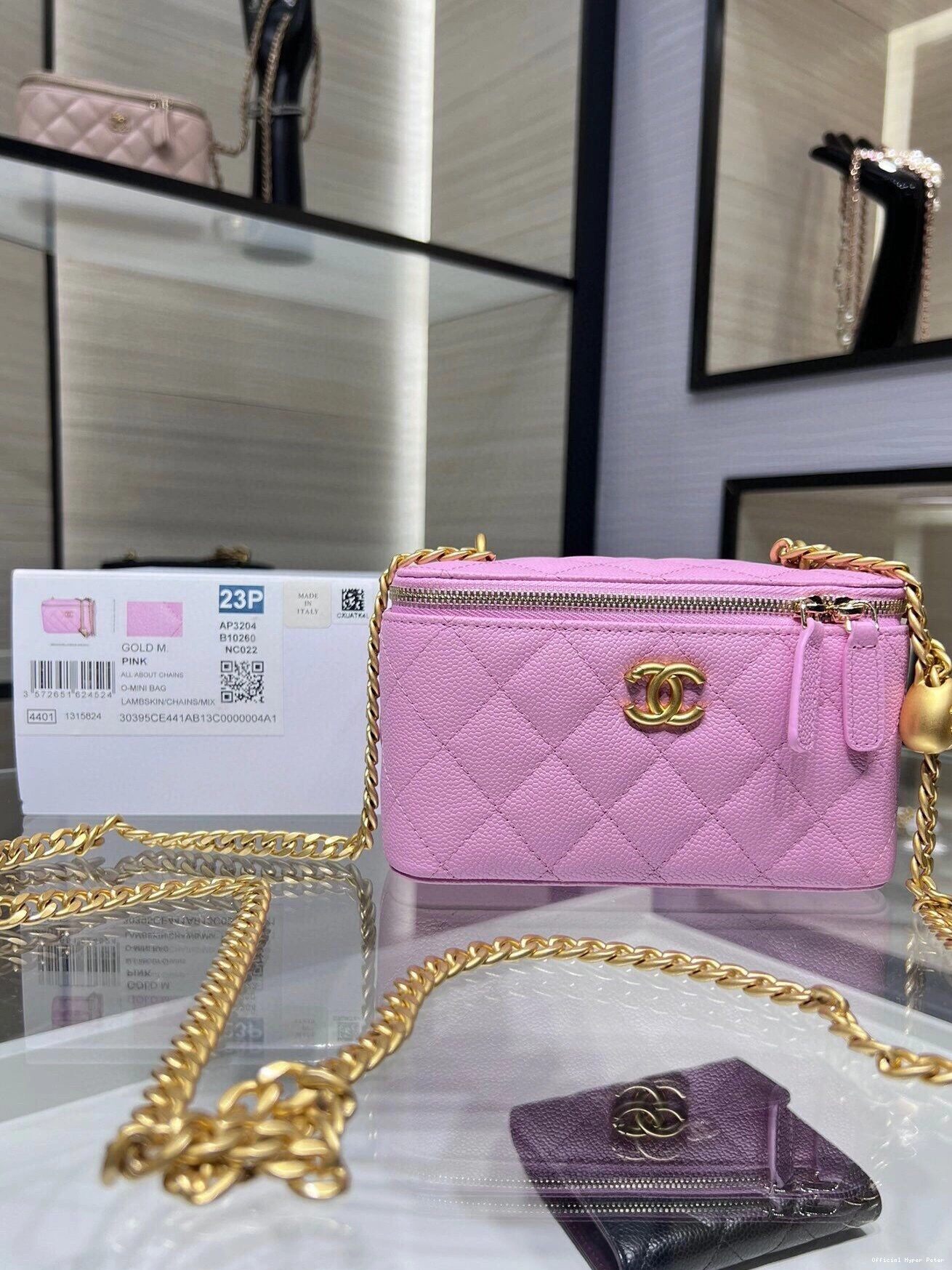 Hyper Peter SMALL CHANEL CHANELASSIC CHAIN VANITY WITH 0726